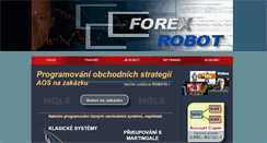 Desktop Screenshot of forexrobot.eu