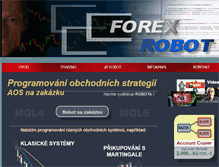 Tablet Screenshot of forexrobot.eu